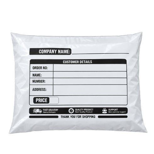White courier bag